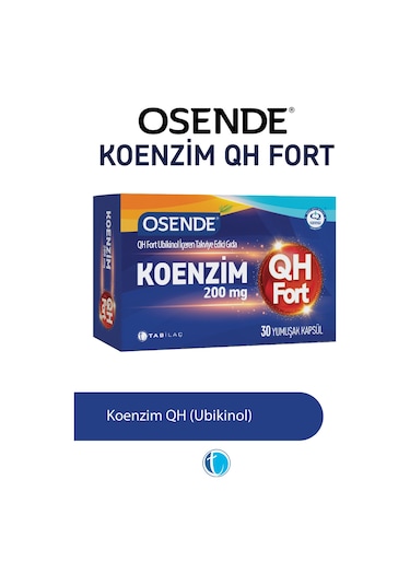 Osende Koenzim 200Mg Qh Fort 30 Yumuşak Kapsül