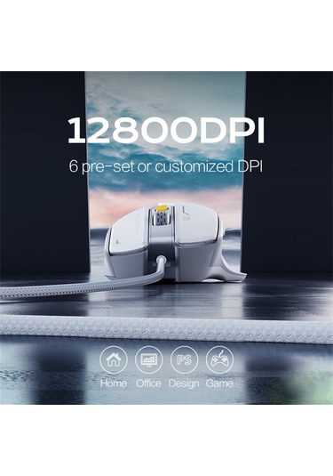 Inphıc Pg1 Usb Kablolu E-spor Oyun Mouse Rgb Işık Bilgisayar Dizüstü Fare