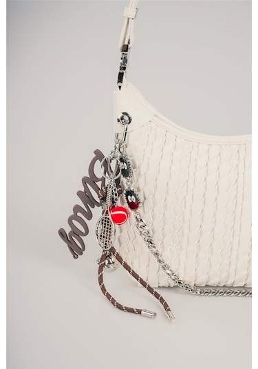 Ççs Kadın 17802 Omuz Çantası Beyaz