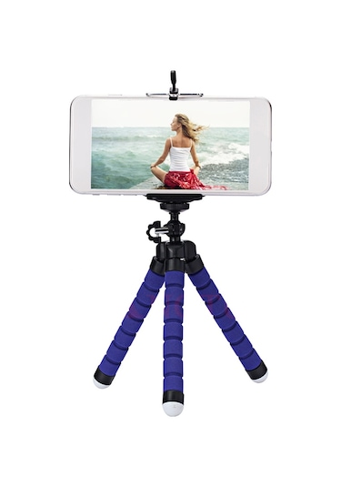 Cep Telefonu Tripod Mini Esnek Sünger Ahtapot Şekilli Tripod Akıllı Telefon Kamera Bükülebilir Tripod Diğer