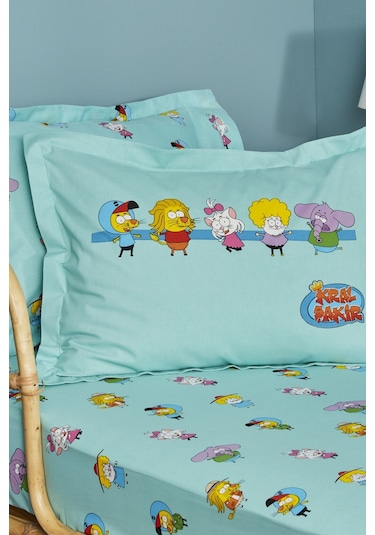 Karaca Home X Kral Şakir Family Tek Kişilik Çarşaf Takımı 200.22.14.0398