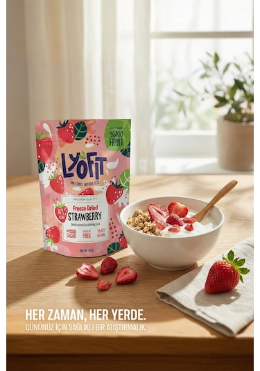 Freeze Dried Çilek 12 G