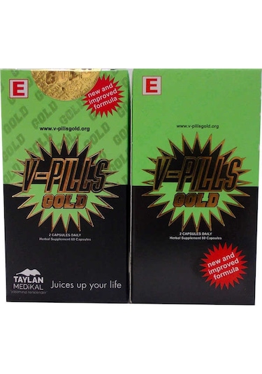V-Pills Gold Bitkisel 60 Kapsül 2Kutu
