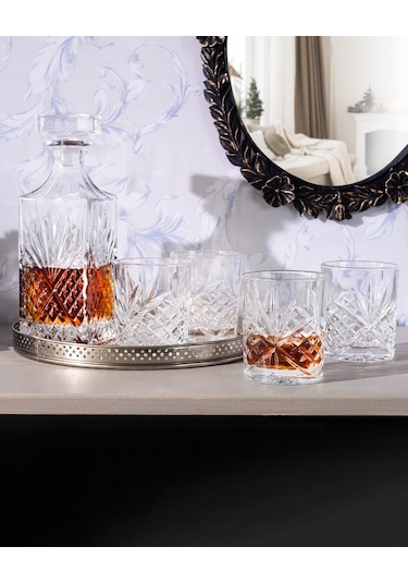 Madame Coco Aron 5 Parça Viski Karafı Seti 1ksıse0100370 - 760ml-std