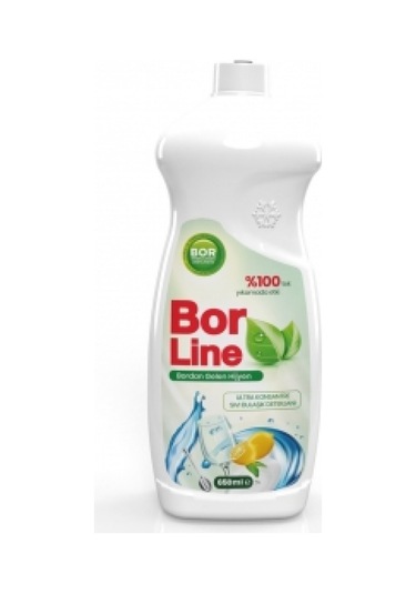 Borline Limon Kokulu Bor Katkılı Bulaşık Deterjanı 1350 ML