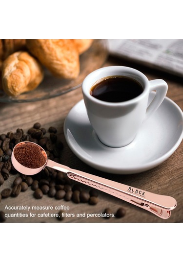 Dofolink Paslanmaz Çelik Kahve Ölçü Kaşığı, Tutanaklı Torba Kapatıcı, Süt Tozu Ve Baharatlar İçin Uzun Saplı Ölçü Aleti Diğer