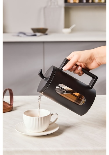 Karaca Leya Kaşık Hediyeli Borosilikat Cam French Press 800 ml