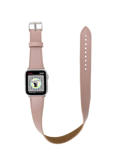 Bouletta Apple Uyumlu  Watch Deri Kordon 42-44-45mm Double Tour NU