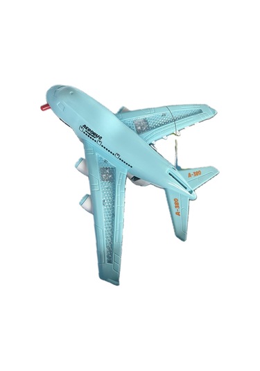 Işıklı, Uzaktan Kumandalı 6 Yöne Hareket Edebilen Eğlenceli Airbas Yolcu Uçağı - Kumandalı Uçak 001