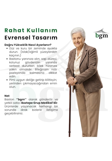 Bronz Baston Ayarlanabilir Denge Bastonu -bronz Alüminyum Yüksek Kalite
