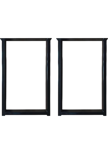 CVTdesign Metal Ayak Ev Ofis Bahçe Ahşap Kütük Masif Metal Masa Ayağı Retro