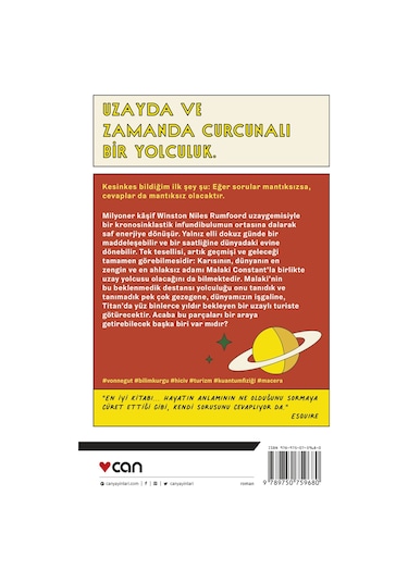 Titan'ın Sirenleri - Kurt Vonnegut - Can Yayınları