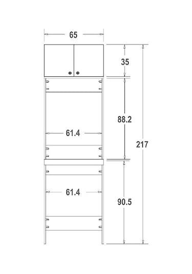 Dlp006 Çamaşır Kurutma Dolabı Beyaz