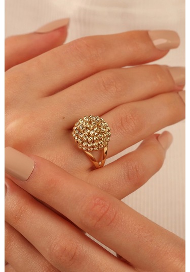 Çgkmücevherat Dorika Altın Yüzük Drkyzk0001 Gold