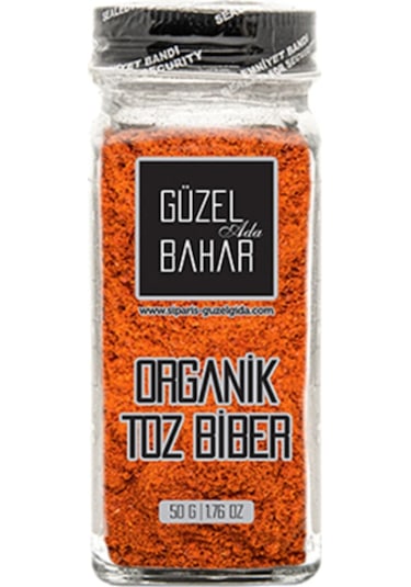 Güzel Gıda Organik Toz Biber Tatlı 50 Gr