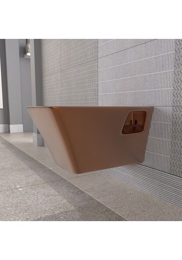 Lucco Loop Asma Klozet İçi Beyaz Dışı Komple Bronz