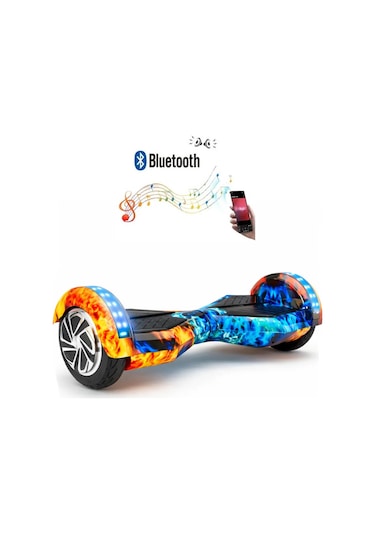 Citymate Smart Balance Elektrikli Kaykay Hoverboard 8.5inch + Hoverkart Set Akıllı Denge Ledli Bluetooth D10