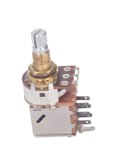 Hfambition Gitar/bas İçin 500k Ohm Lineer Konik Potansiyometre, Push-pull Anahtarlı Hacim Ve Ton Kontrolü