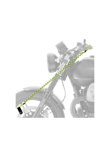 Knmaster Motosiklet Disk Kilidi Hatırlatıcı Kablo Sarı