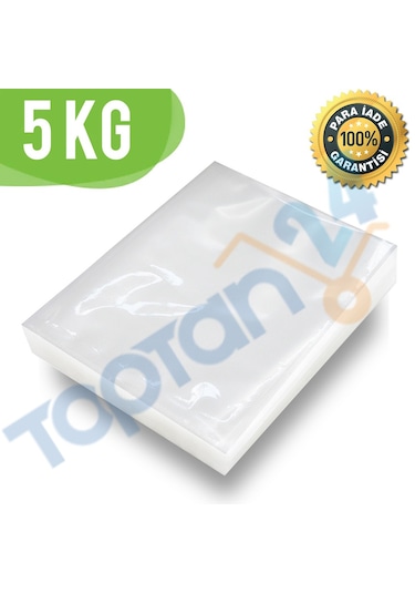 5 Kg Gıda Vakum Poşeti 120 Mikron Düz Vakum Poşeti 25X35 K-353