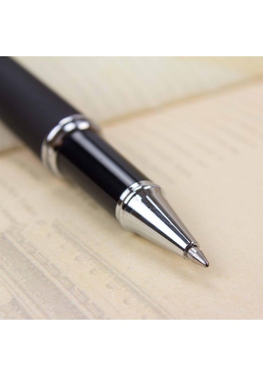 Kişiye Özel Atatürk Tasarımlı Hediye Kutulu Tükenmez Rubber Kalem Siyah