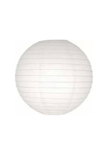 Dekoratif Çin Feneri Kağıt Lamba - Beyaz - Dev Boy Renkli