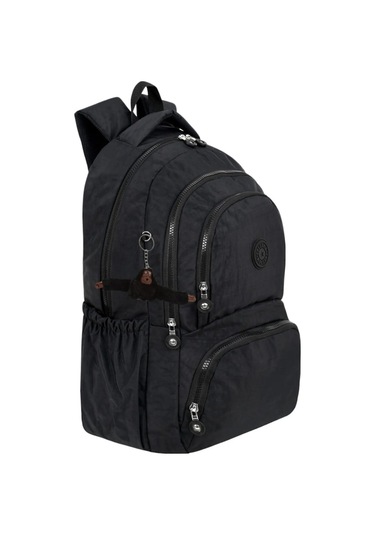 Lüx Ve Çok Cepli Su Geçirmez Krinkıl Okul Çantası, Krinkıl Sırt Siyah