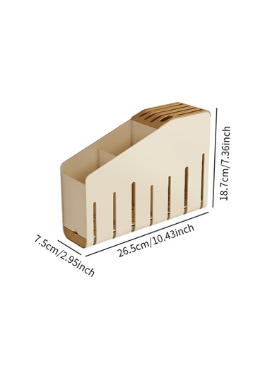 Suntek Çatal Bıçak Takımı Alet Kurutma Rafı Çubuk Beyaz
