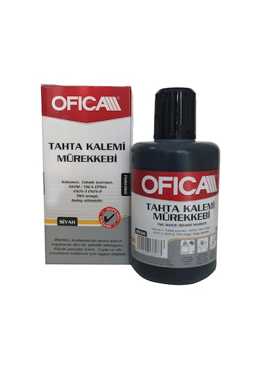 Ofica Tahta Kalemi Mürekkebi 100 Ml. Siyah Fmm-06S