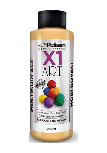 Polisan X1 Art Multisurface Hobi Boyası Dijon 120 ML