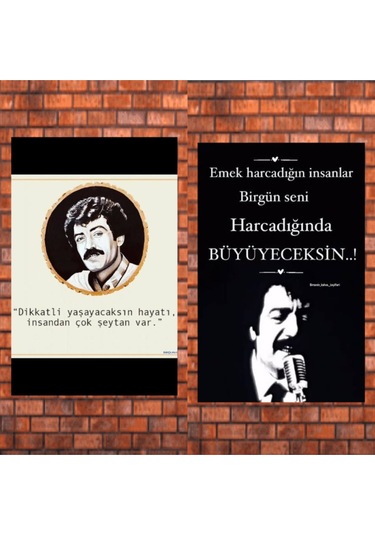 Sevilen Müslüm Baba Sözleri 6 Lı Tablo