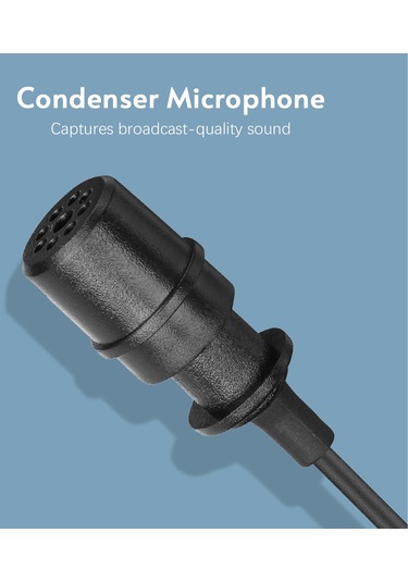 Boya By-m1s Yükseltilmiş Yaka Mikrofonu Çok Yönlü Kondenser,siyah