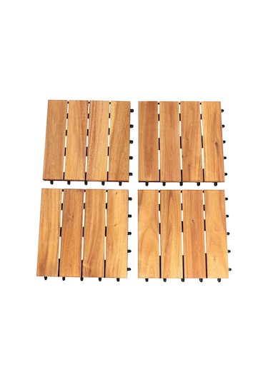 Koçtaş 30x30 Ahşap Yer Karosu - 4 Adet