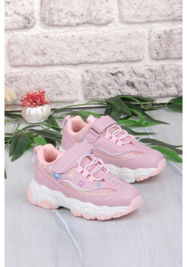 Fort Cool Bella Rahat Hafif Sneaker Kız Çocuk Ayakkabı Pudra
