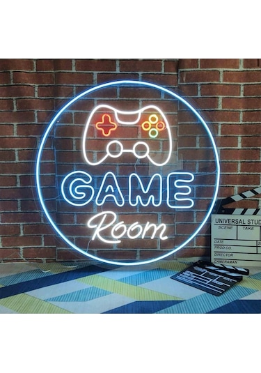 Twins Led Game Room Yazılı Ve Şekilli Neon Tabela Çok Renkli Model:model:38773366 Çok Renkli
