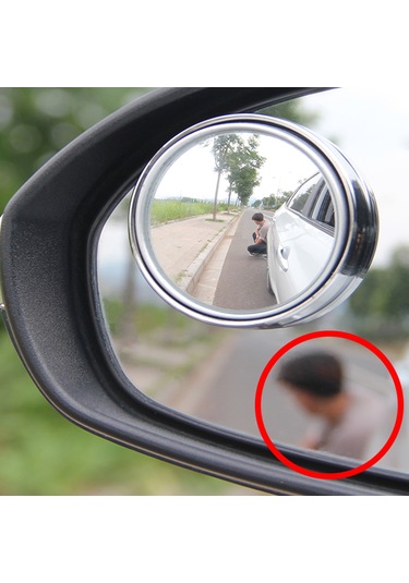 Gajeena 2 Adet 360 Döner Geniş Açıli Hd Cam Kör Nokta Aynası - Araçlar İçin Su Geçirmez, Kolay Kurulum