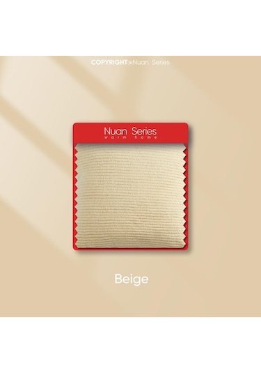 Bej 1 Adet Nuan Serisi Katı Kadife Çizgili Kırlent Örtüsü Çekyat Yastık Kılıfı Dekoratif Yastık Kılıfları 30x50/45x45/50x50cm 30cm X 50cm