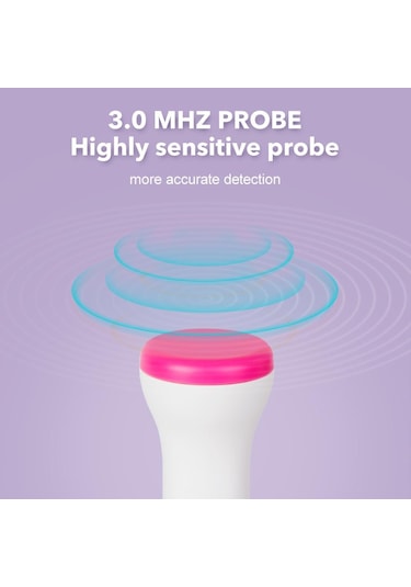 Fetal Doppler Bebek Kalp Atış Hızı Dedektörü Ultrason Kalp Atışı Atışı Monitörü