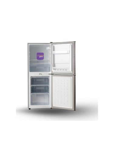 Kaizer Germany Çift Sistem 140 Buzdolabı Alttan Buzluk - Antrasit 12 / 24 / 220 Volt