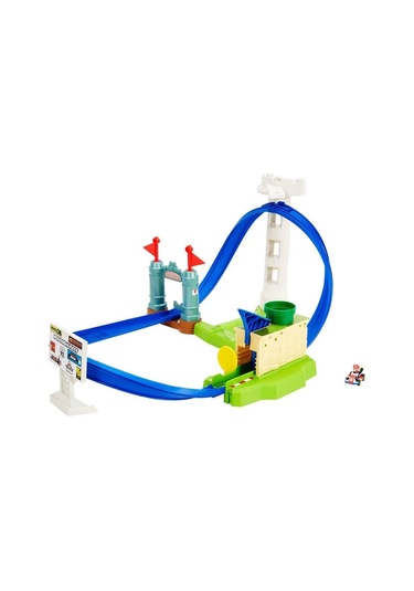 Nessiworld Hgk59 Hw Mario Kart Keskin Dönüşler Pist Seti /hot Wheels Çok Renkli