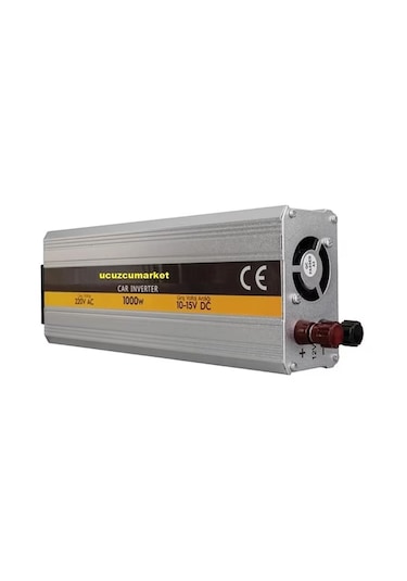 12 Volt - 1000 Watt Modified Sinus İnverter 10-15v Arası-220v Ac