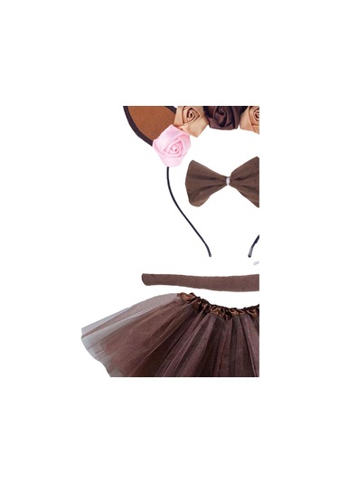 Suntek Ren Geyiği Tutu Kafa Bandı Kuyruk Papyon Geyik Çiçekli