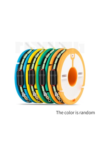 Reedark Tamamlı Aksesuarlı Olta Misini Seti - Dayanıklı Nilon Dokuma Misina, 3 Numara, 5.7m Uzunluk, Hızlı Batma Özelliği, Rastgele Renk