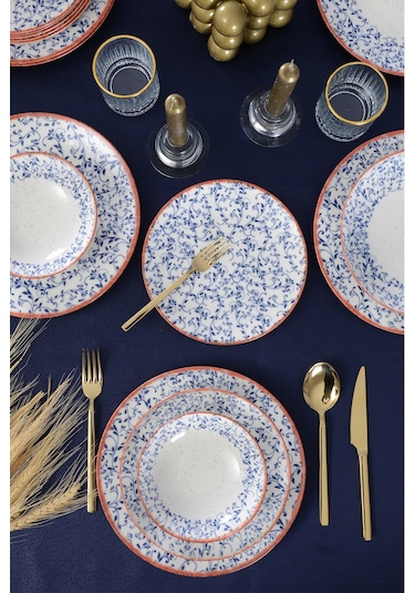 Güral Porselen Liva 24 Parça 6 Kişilik Yemek Takımı