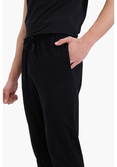 DeFacto Regular Fit Basic Düz Cepli Pijama Altı Z7323AZ25SPBK81