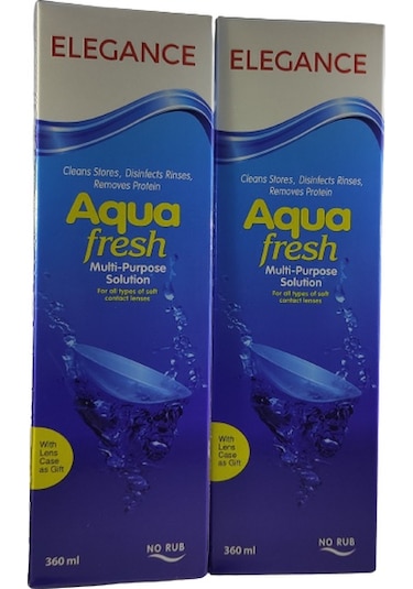 Elegance Aqua Fresh Lens Solüsyonu 2 x 360 ML