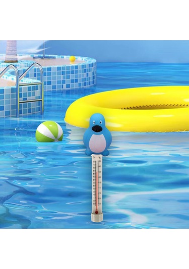 Homyl Banyo Gölet Için Havuzlar Yüzer Su Termometre Penguen