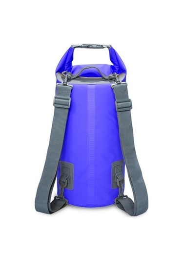 Zcjb Outdoor Su Geçirmez Kuru Çift Omuz Askılı Çanta Kuru Çuval, Kapasite: 30l Koyu Mavi Koyu Mavi