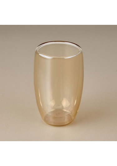 Perotti Çift Cidarlı Latte Bardağı - Amber - 450 Ml Amber