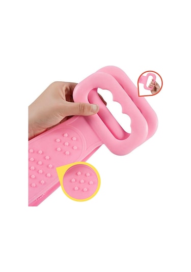 Çift Taraflı Banyo Hamam  Lifi Silikon Masajlı Yumuşak Duş Lifi Uz